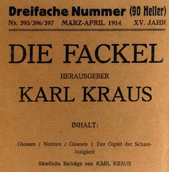 Titelseite Die Fackel