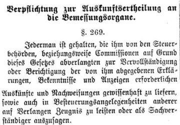 Auszug aus dem historischen Personalsteuergesetz