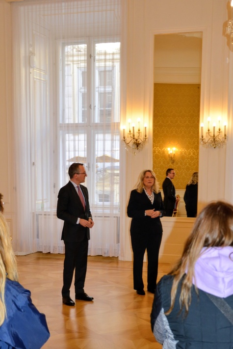 Pr&auml;sident Posch und Vizepr&auml;sidentin Maurer-Kober