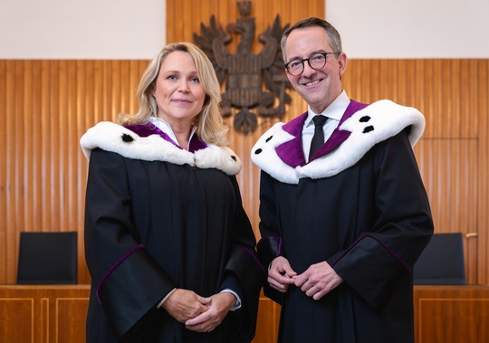 Vizepr&auml;sidentin und Pr&auml;sident