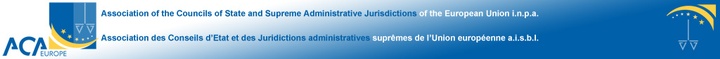 Logo der Europ&auml;ischen Vereinigung der obersten Verwaltungsgerichte - ACA-Europe