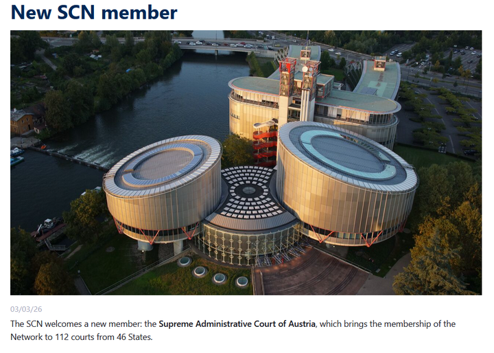 Foto des Europ&auml;ischen Gerichtshofes f&uuml;r Menschenrechte